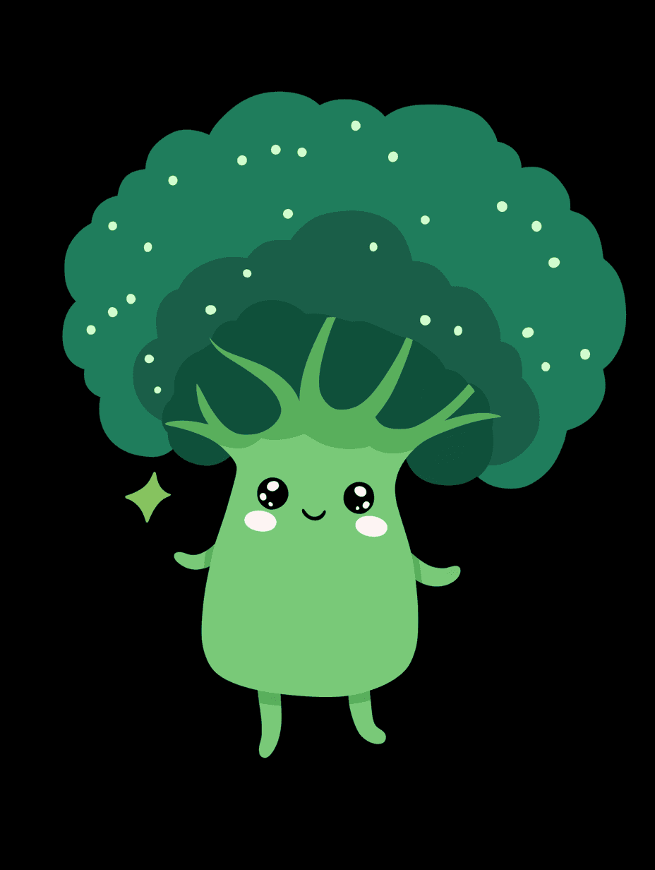 Broccoli Parade original repeating artwork