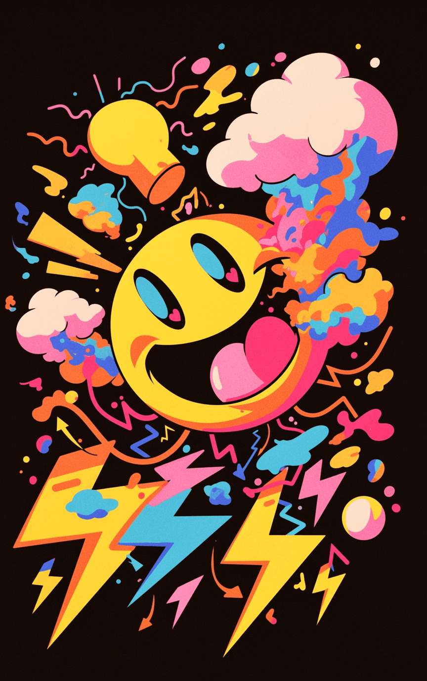 Sweet Cool Design Parade original repeating artwork