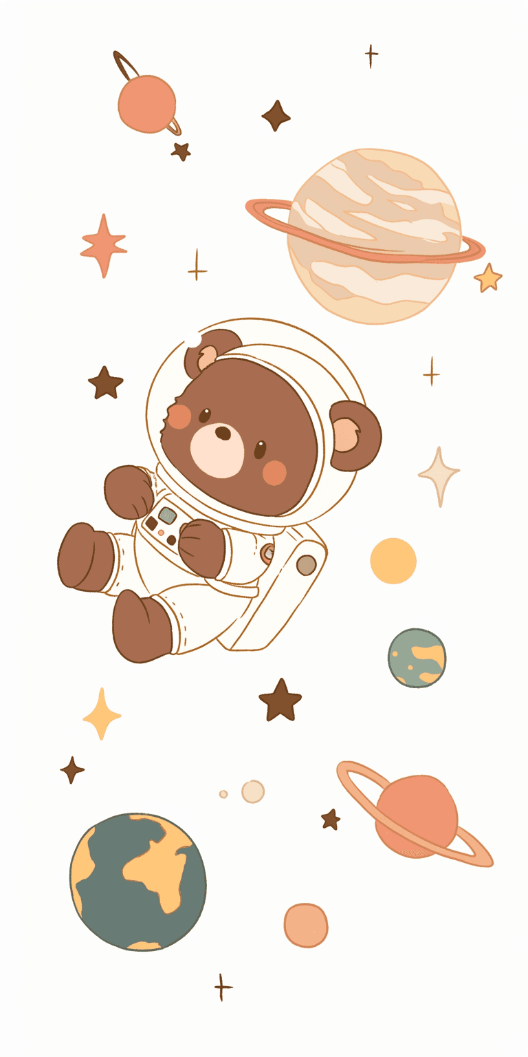 Planet 004 original repeating artwork