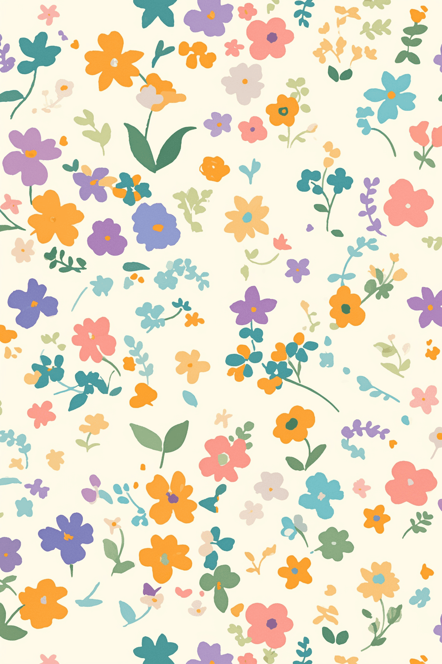 Fresh Bloom 697 original repeating artwork