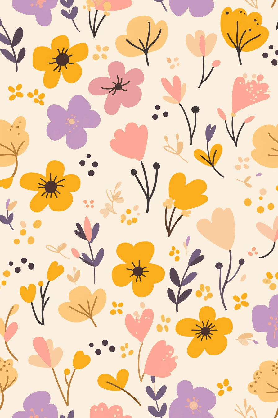 Fresh Bloom 668 original repeating artwork