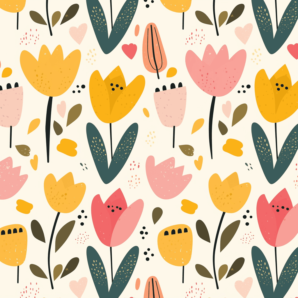 Fresh Bloom 664 original repeating artwork
