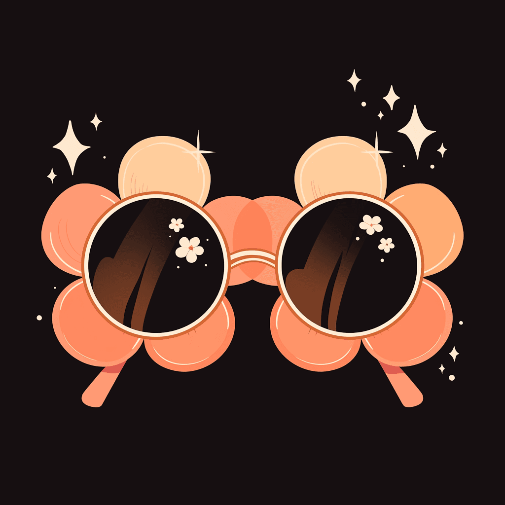 Glasses Buzz original repeating artwork