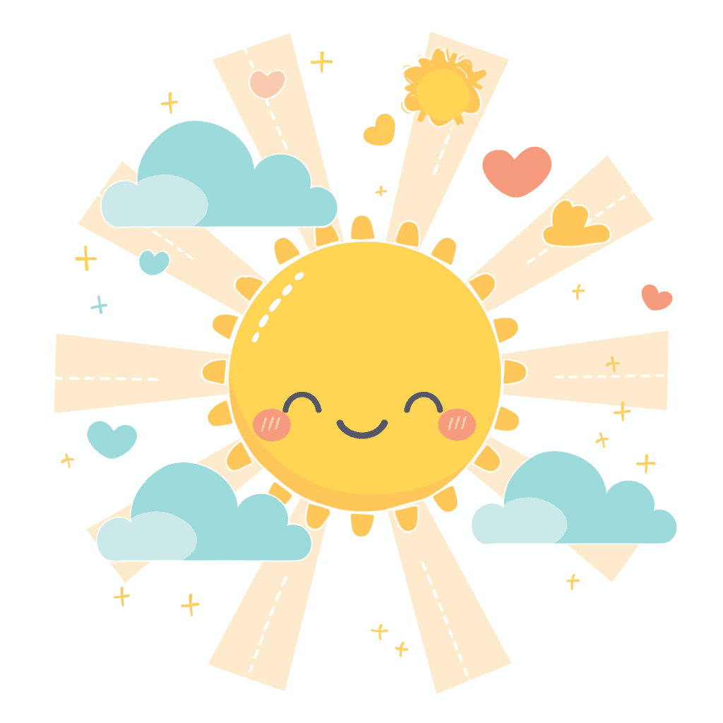 Sun Track original repeating artwork