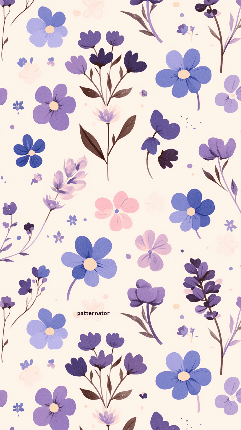 Fresh Bloom Morning original repeating artwork
