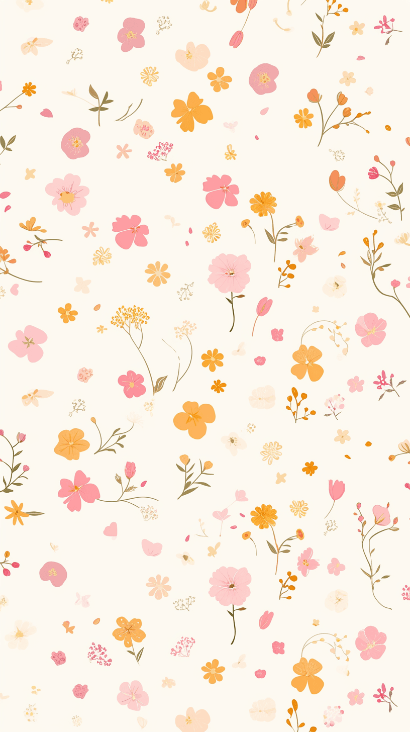 Fresh Bloom Rush original repeating artwork