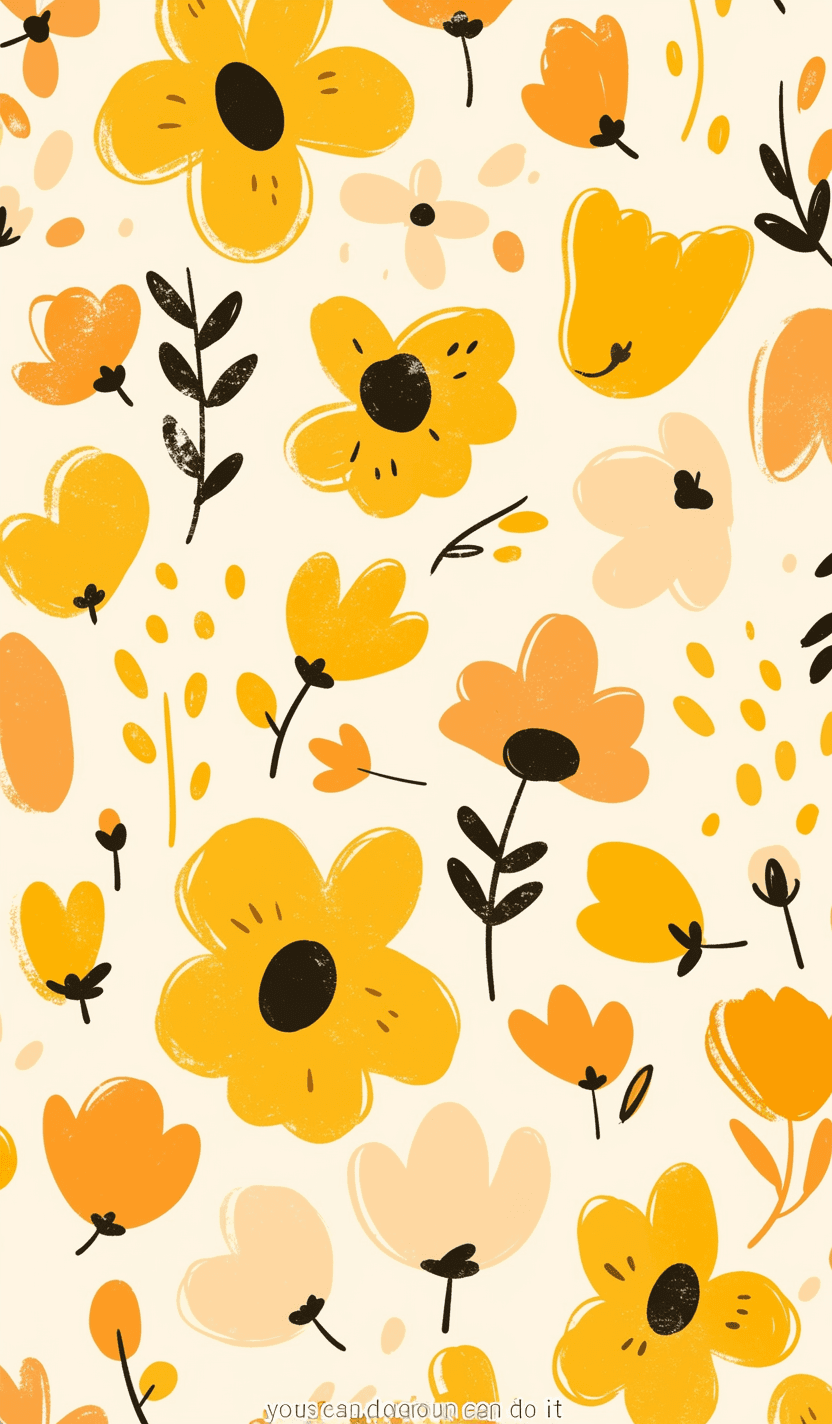 Fresh Bloom Flip original repeating artwork