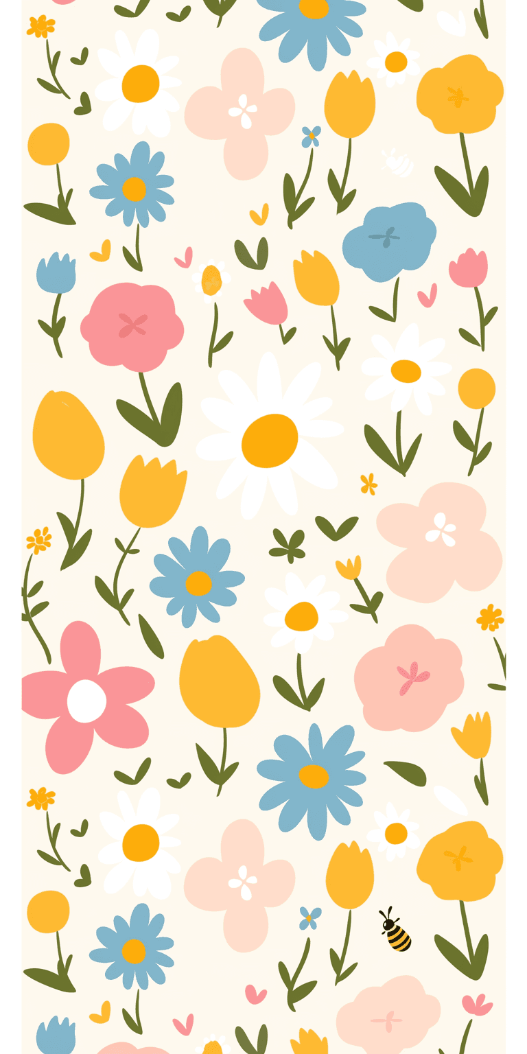 Fresh Bloom Line original repeating artwork