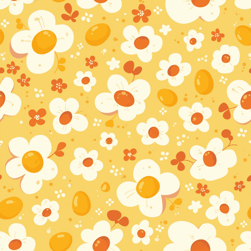 Fresh Bloom Trail original repeating artwork