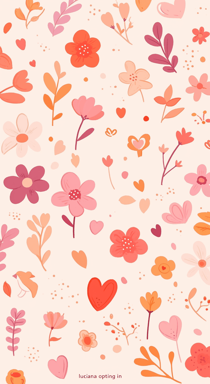 Fresh Bloom Golden original repeating artwork