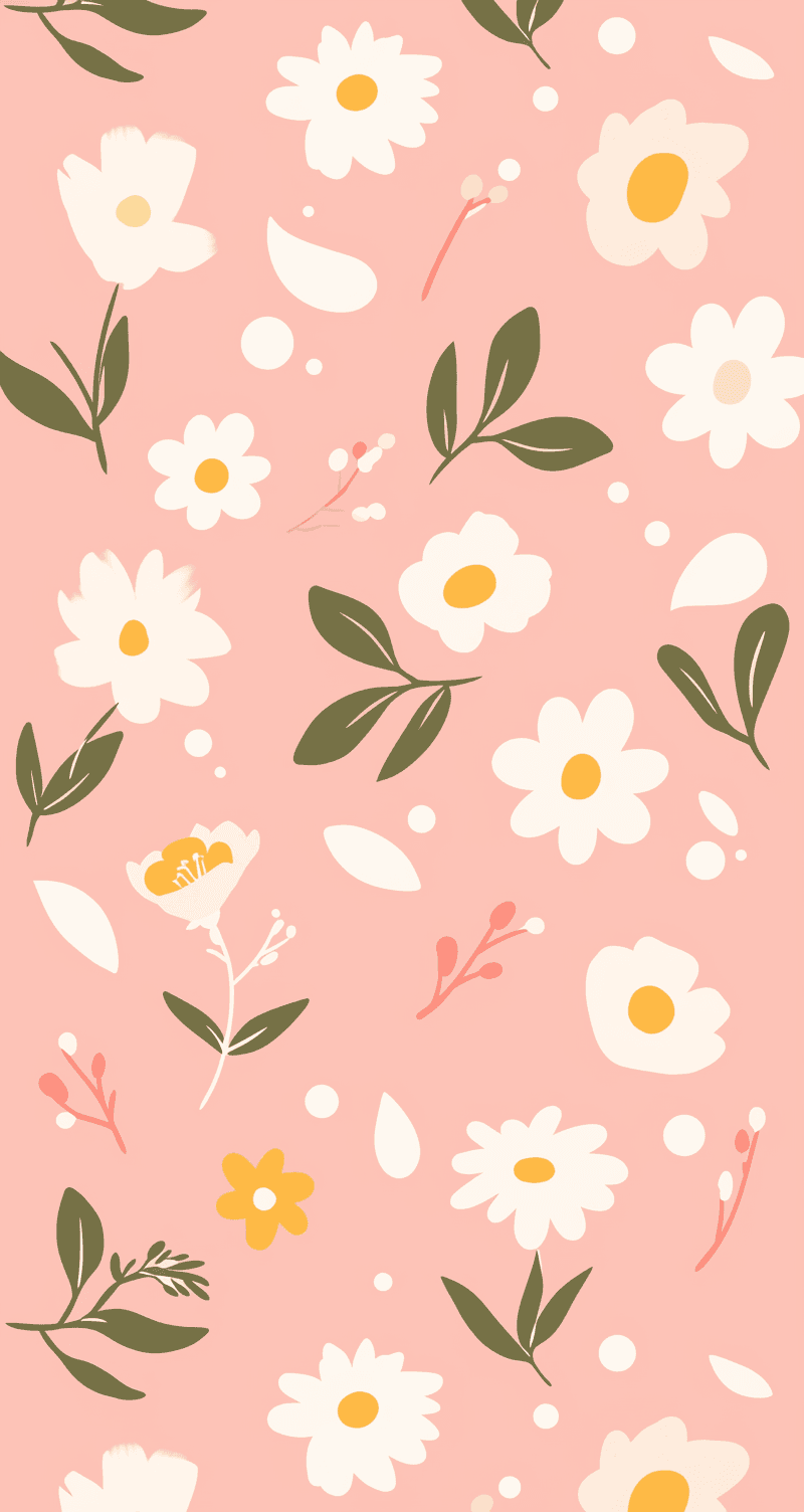 Fresh Bloom Zoom original repeating artwork