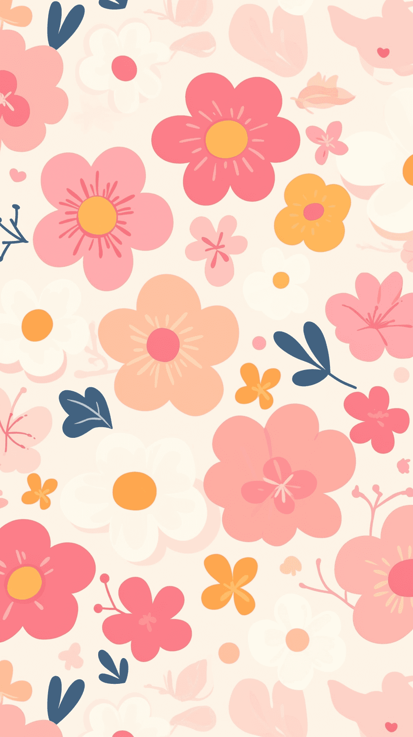 Fresh Bloom Sprint original repeating artwork