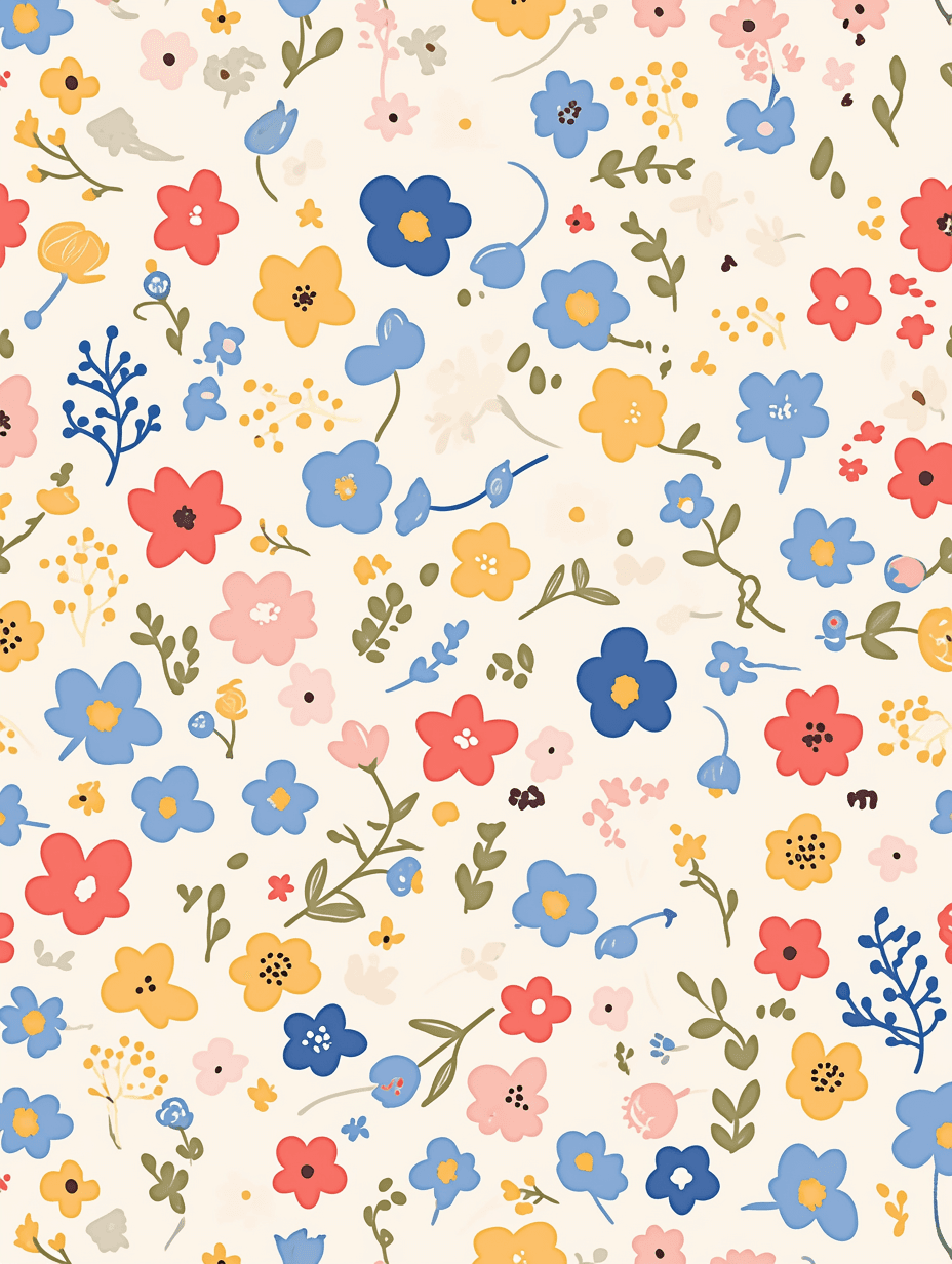 Fresh Bloom Snap original repeating artwork
