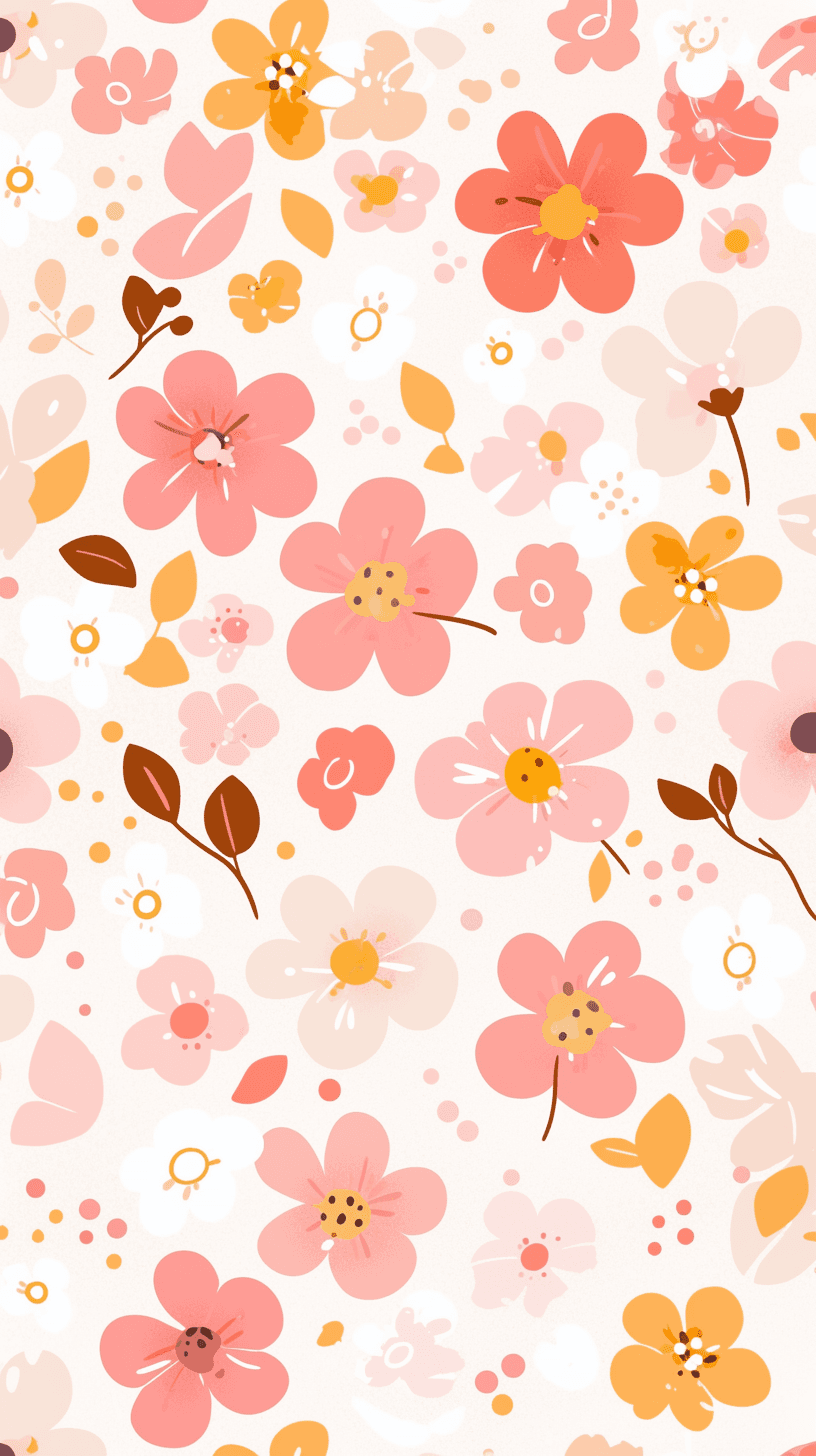 Fresh Bloom East original repeating artwork