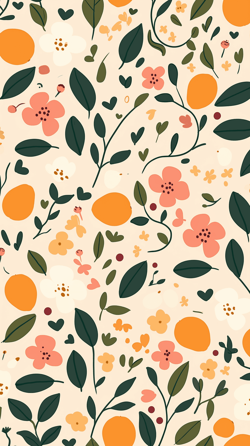 Fresh Bloom Glide original repeating artwork