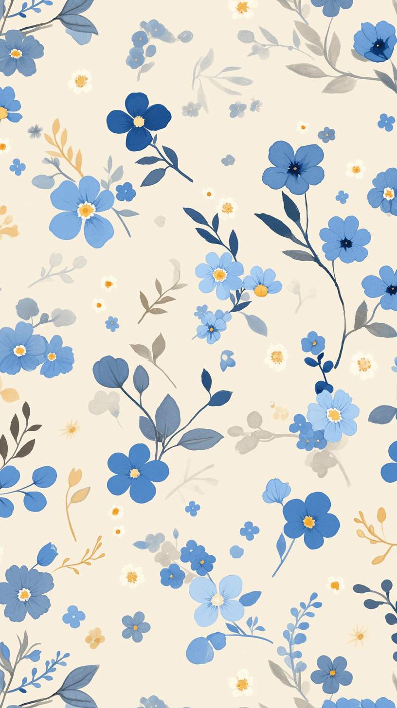 Fresh Bloom 123 original repeating artwork