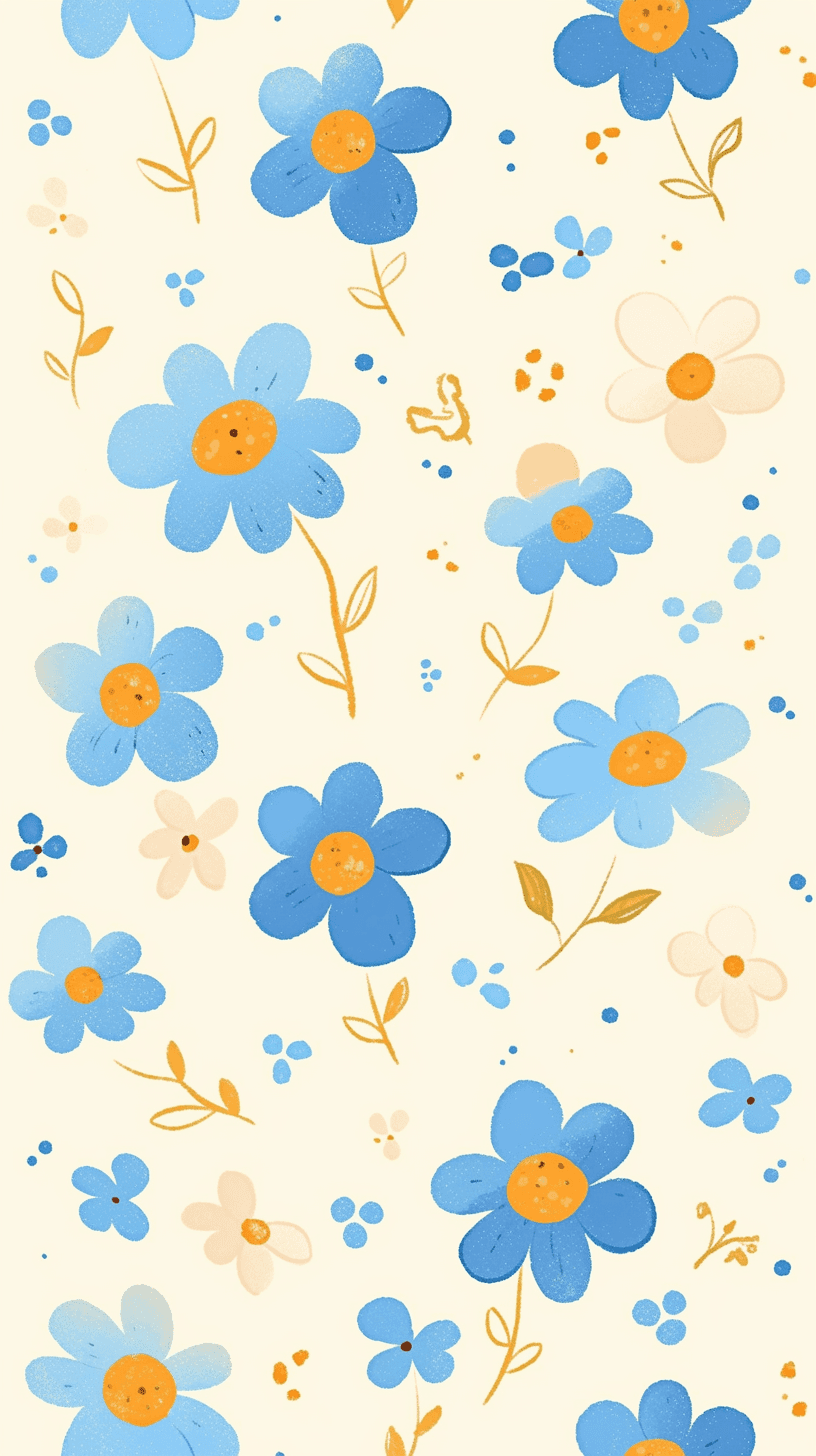 Fresh Bloom Bold original repeating artwork