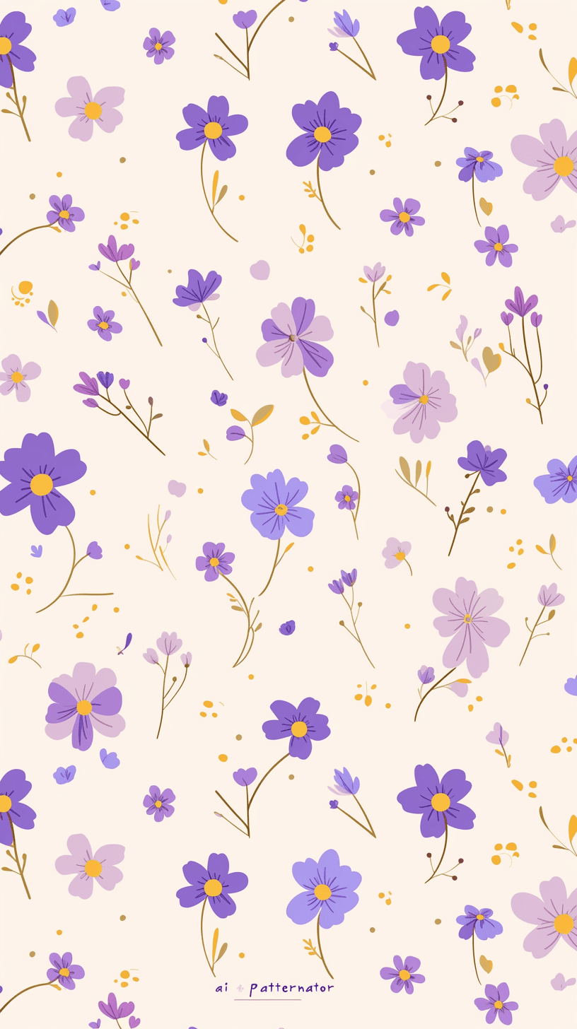 Fresh Bloom Sunlit original repeating artwork