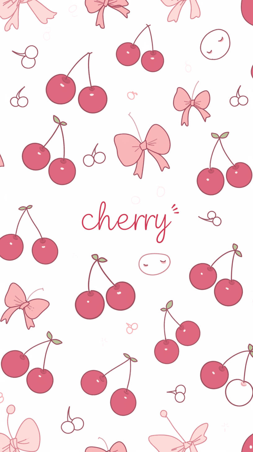 Fresh Cherry Club original repeating artwork