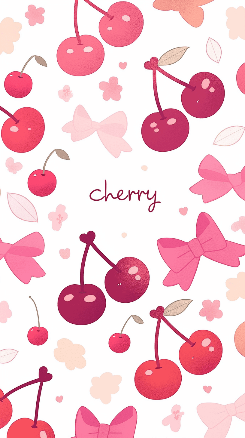 Fresh Cherry original repeating artwork