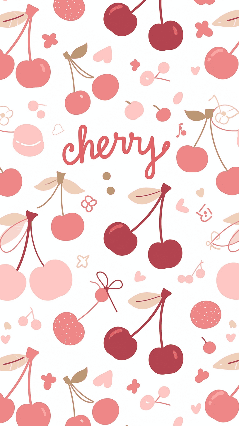 Fresh Cherry Show original repeating artwork