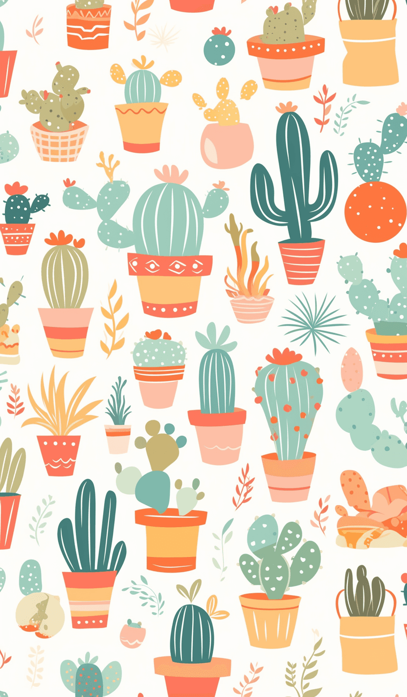 Fresh Cactus Collective original repeating artwork