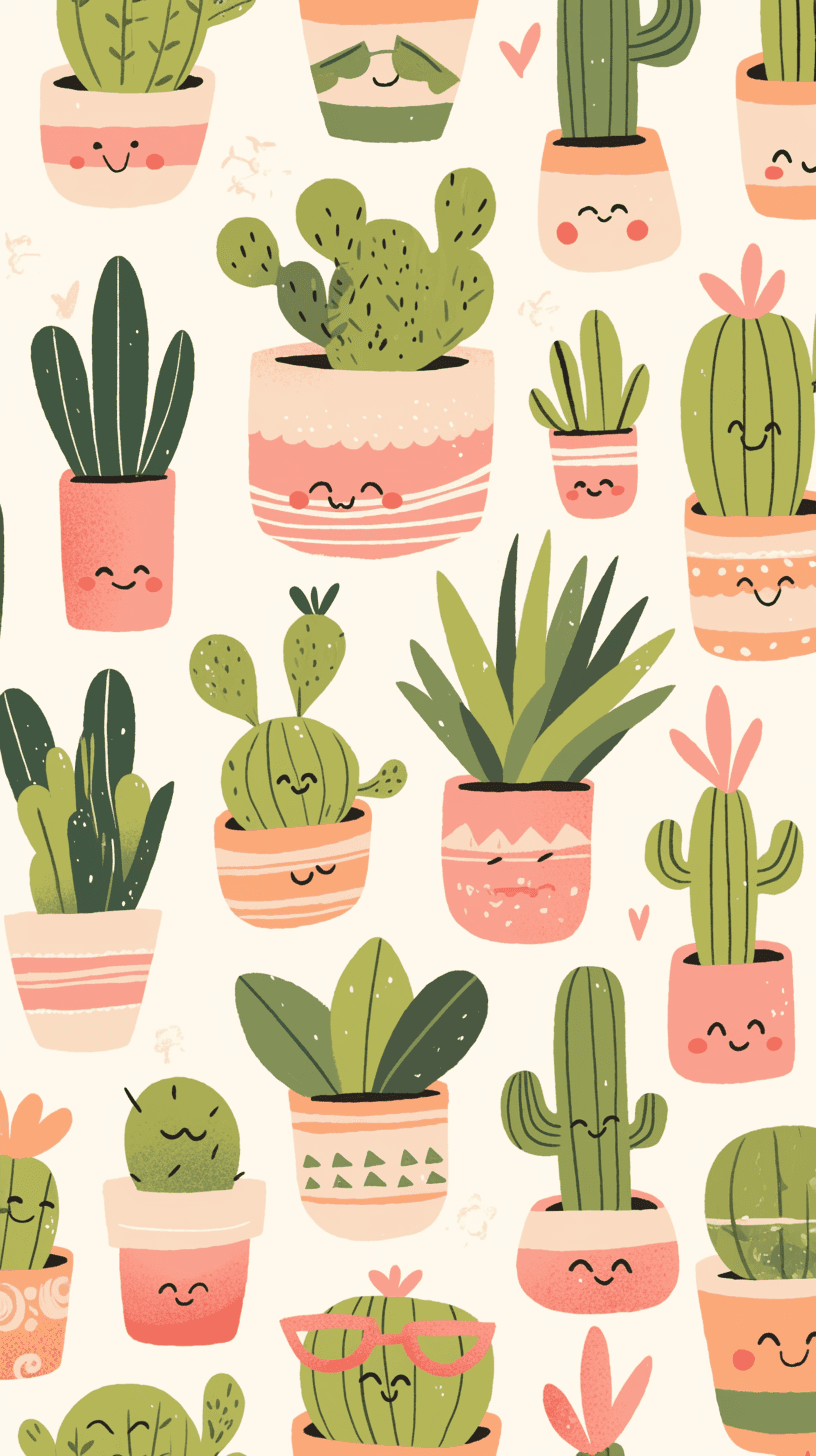 Fresh Cactus Festival original repeating artwork