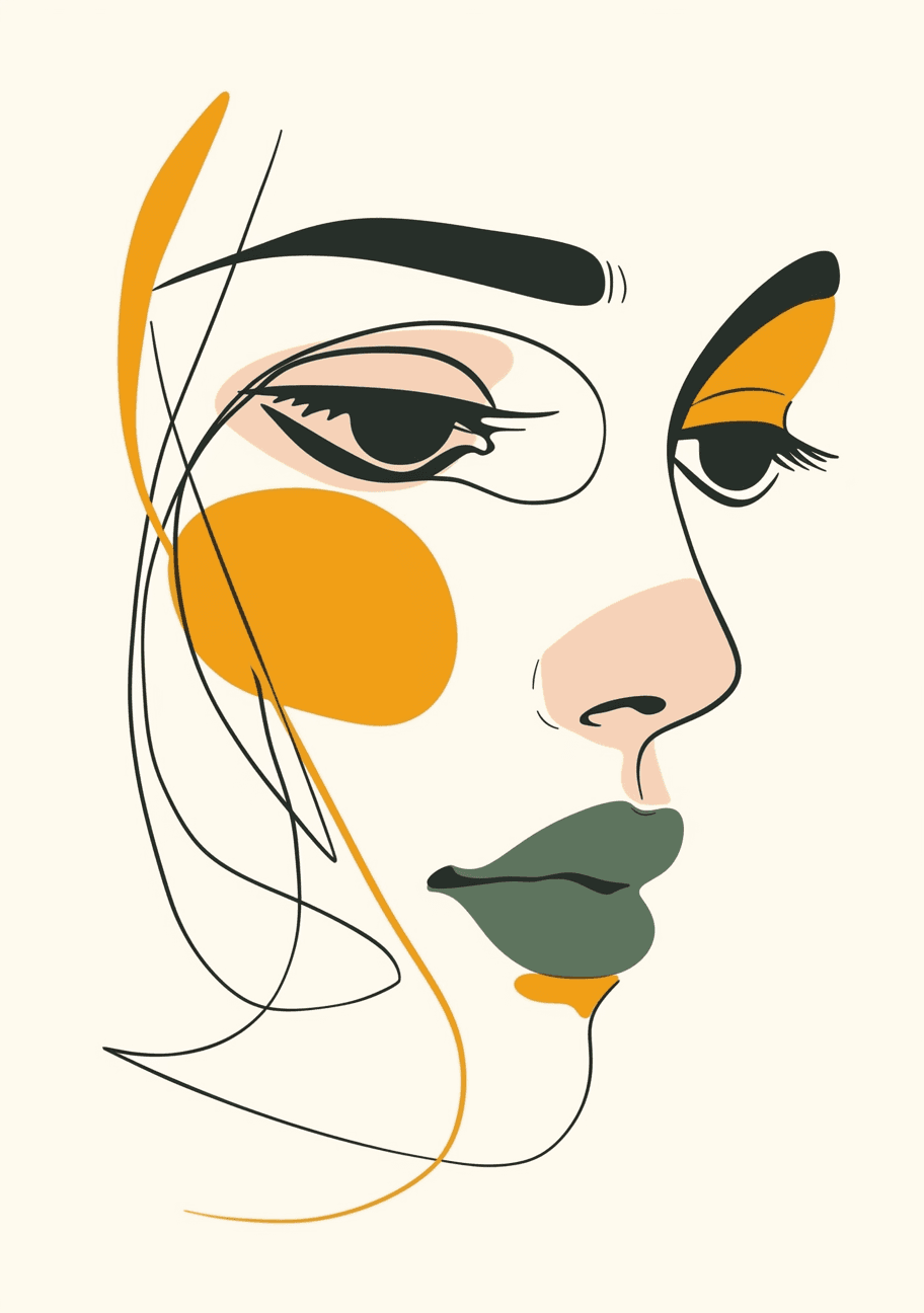Abstract Design Bloom original repeating artwork