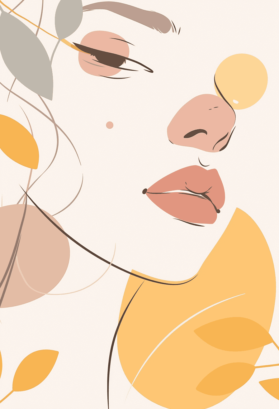 Abstract Figure 057 original repeating artwork