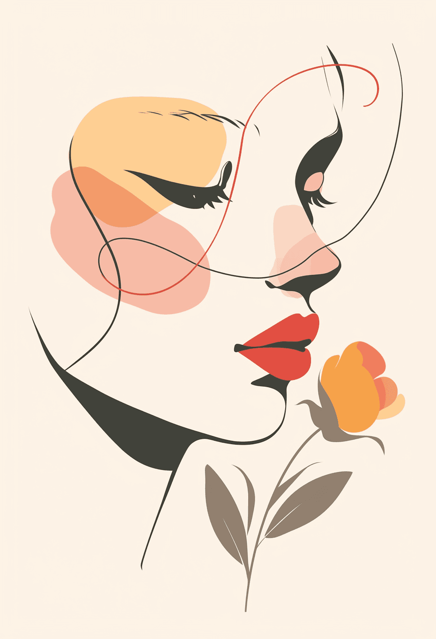 Abstract Figure Play original repeating artwork