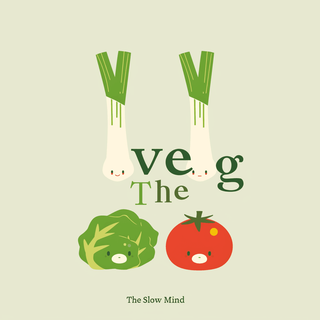 Veggies Twilight original repeating artwork