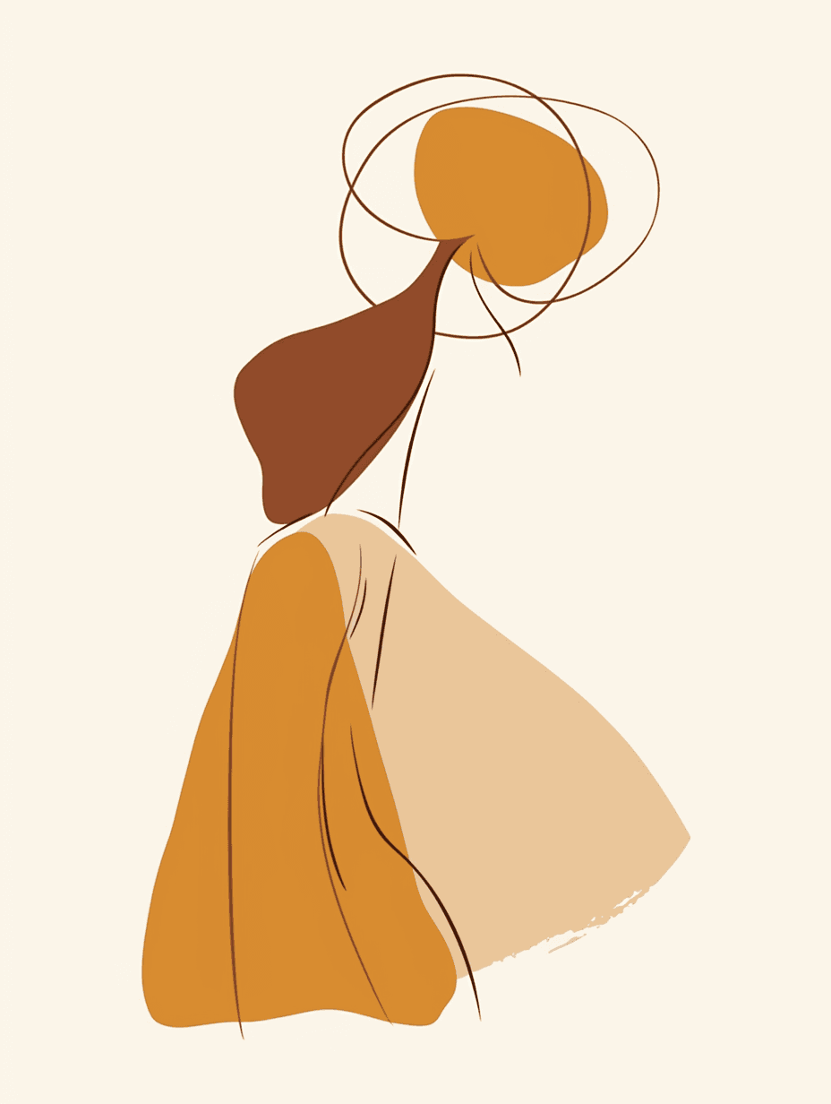 Abstract Figure Road original repeating artwork