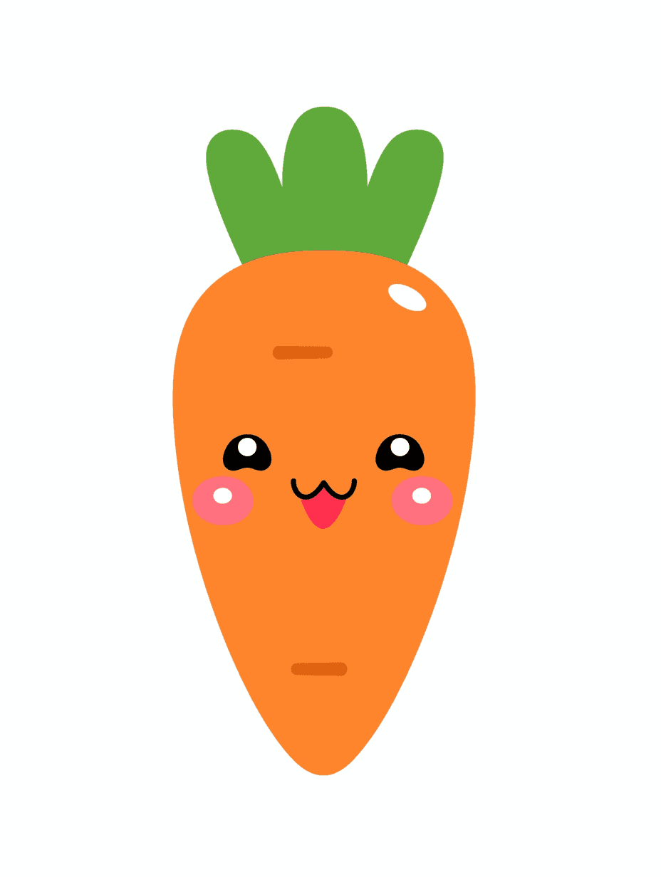 Carrot Sunlit original repeating artwork