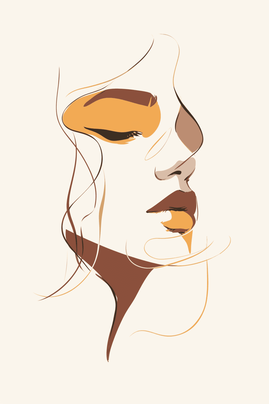 Abstract Figure Shine On original repeating artwork