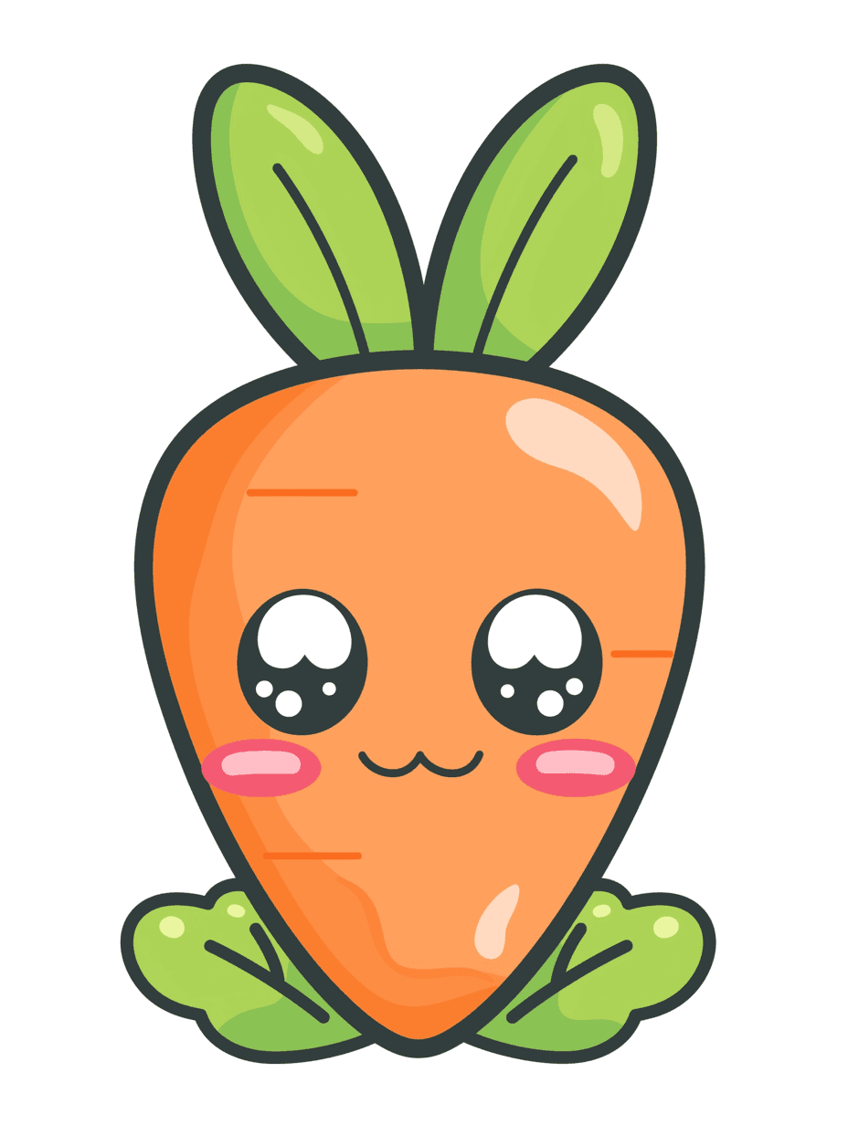 Carrot Moonlit original repeating artwork