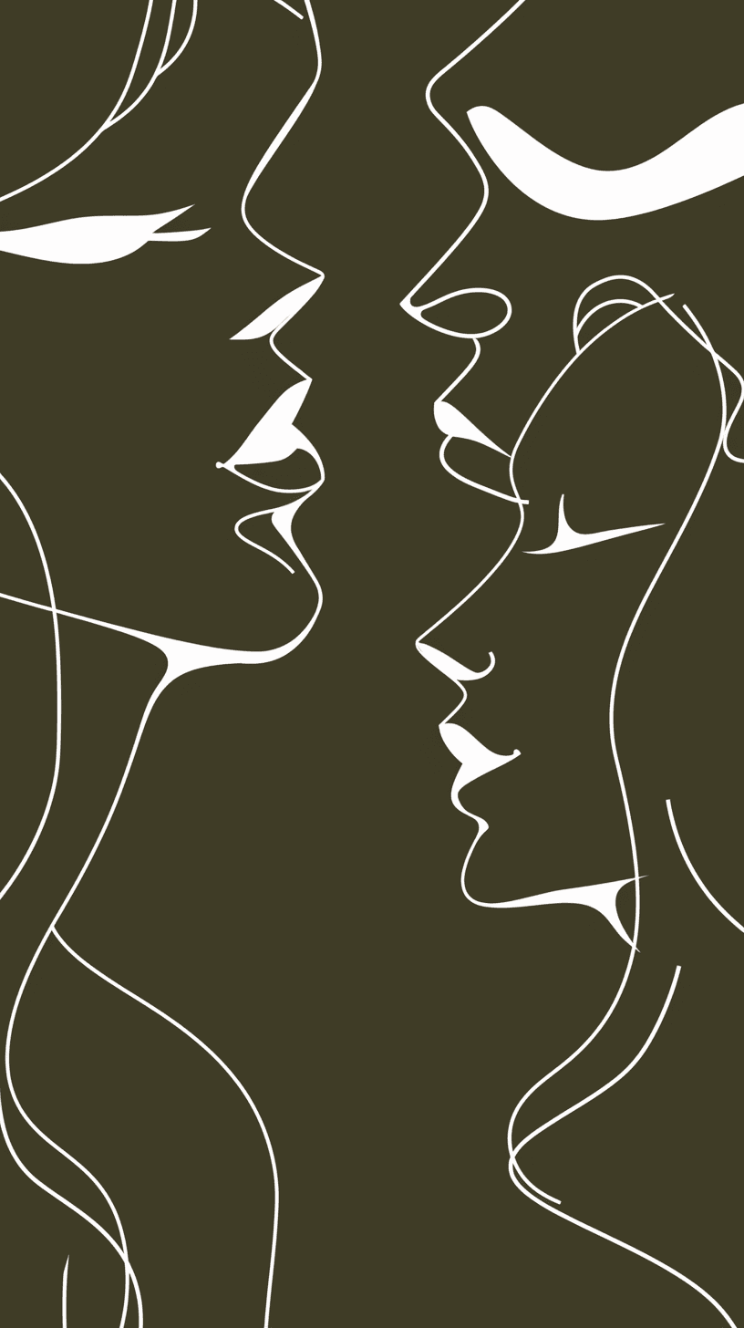 Abstract Face 181 original repeating artwork