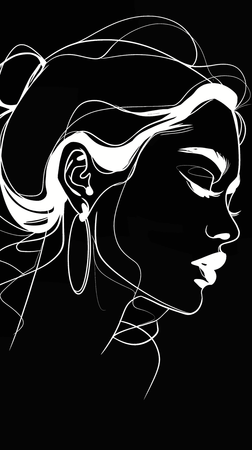 Abstract Face 007 original repeating artwork