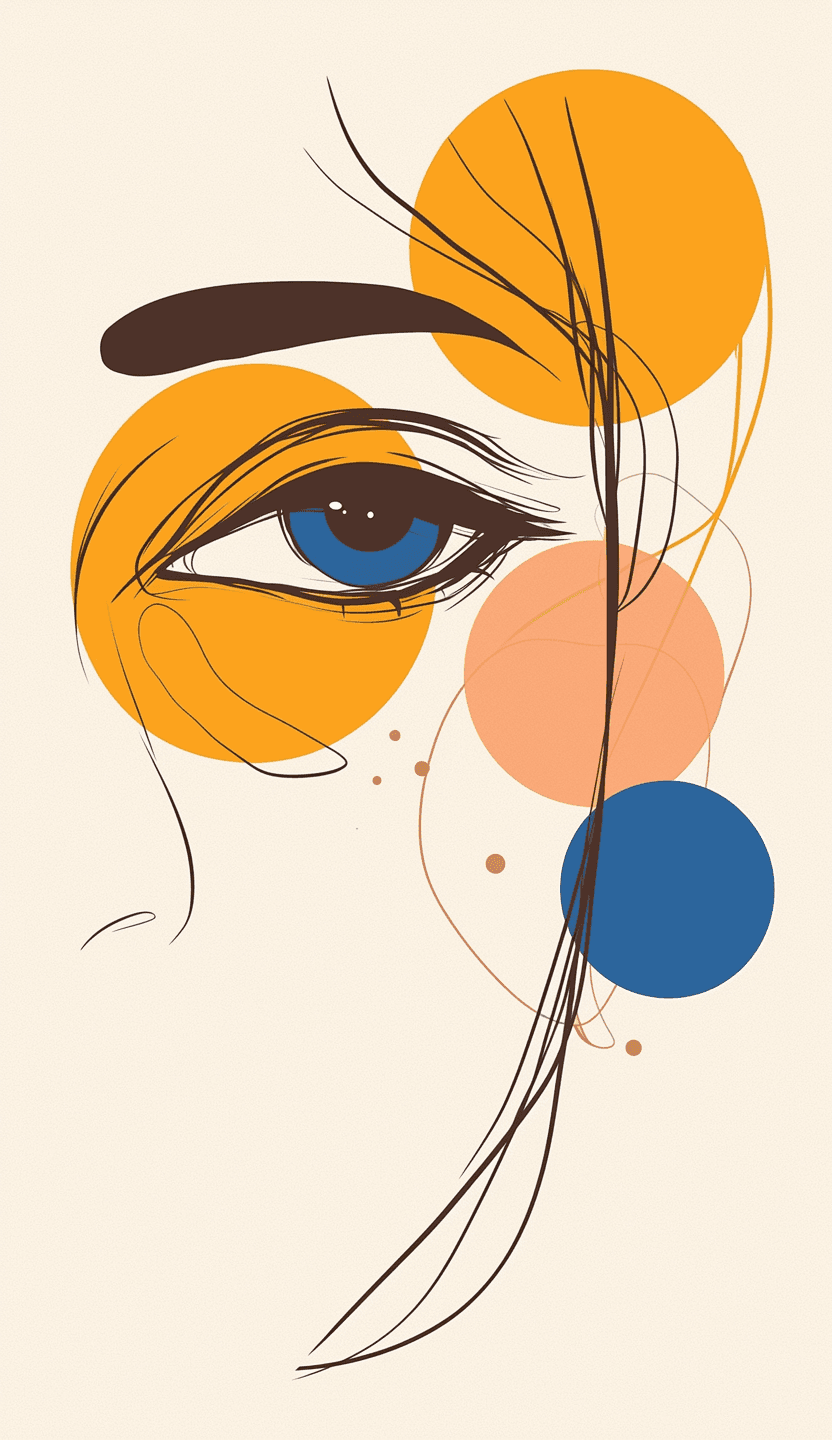 Abstract Figure 104 original repeating artwork