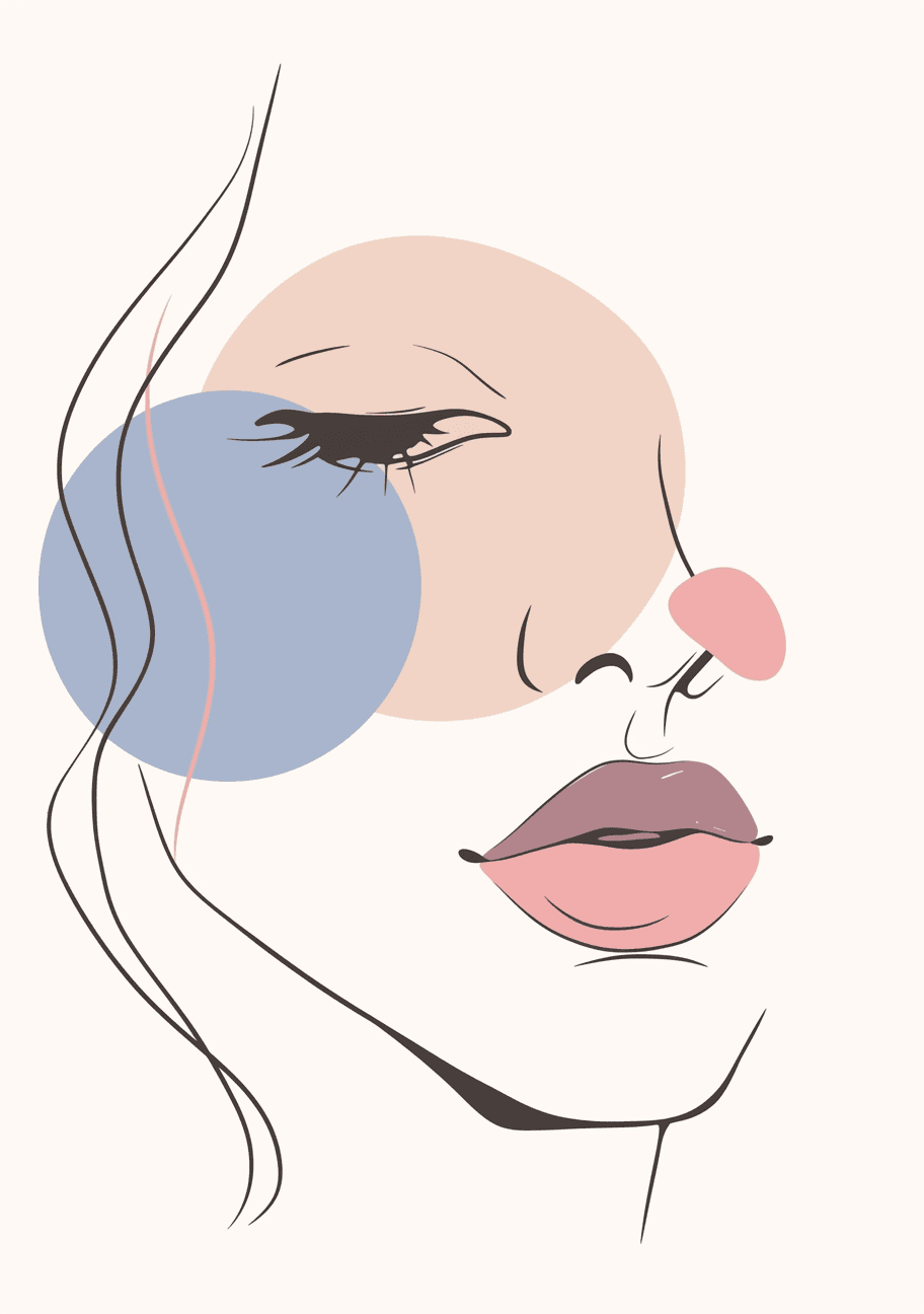 Abstract Figure Flow original repeating artwork