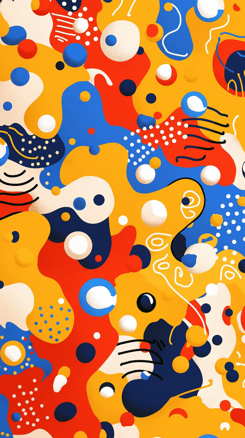 Abstract Figure Studio original repeating artwork