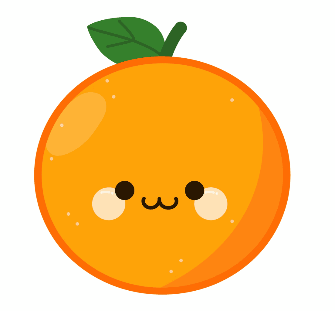 Orange Rush original repeating artwork