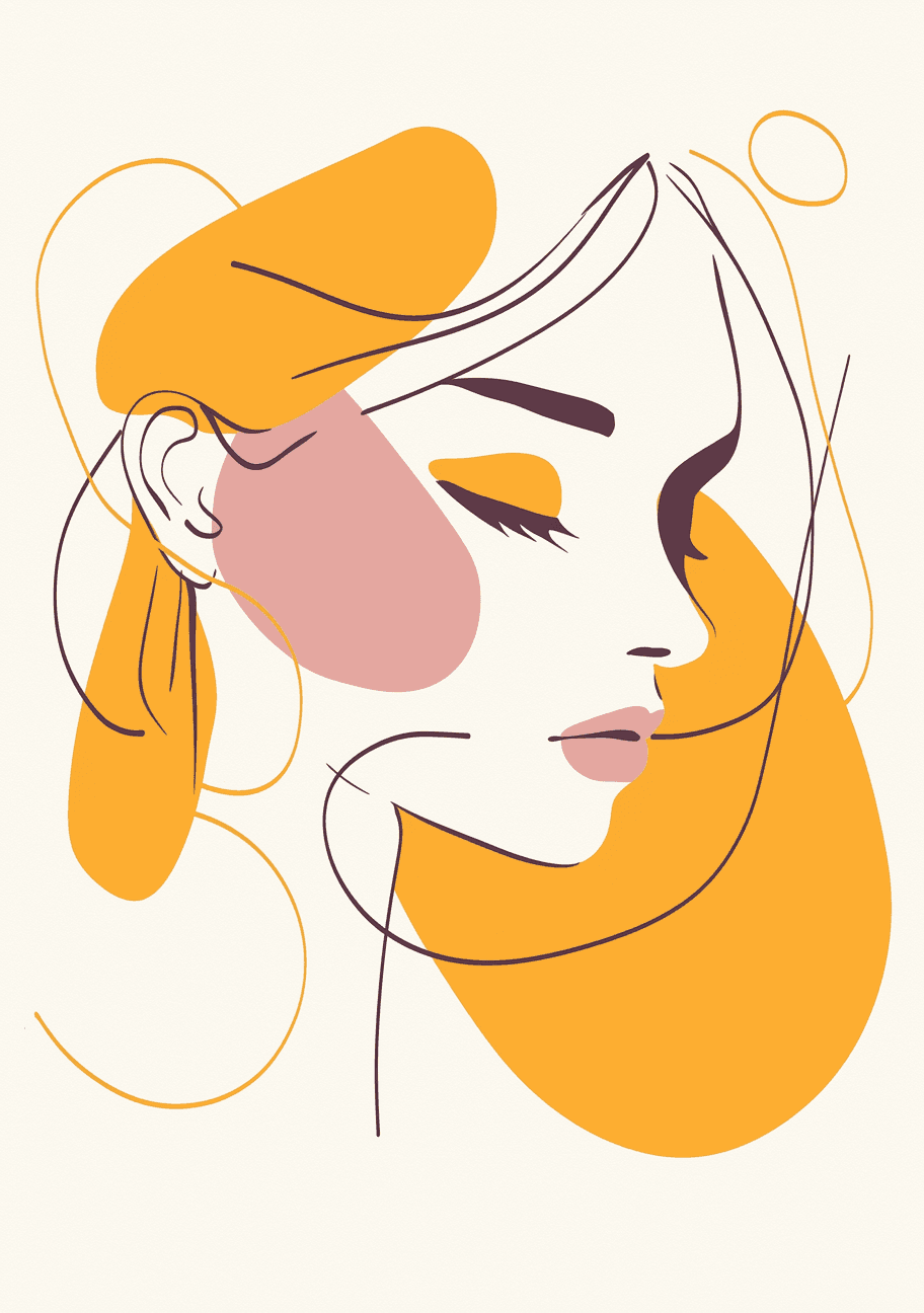 Abstract Figure 094 original repeating artwork
