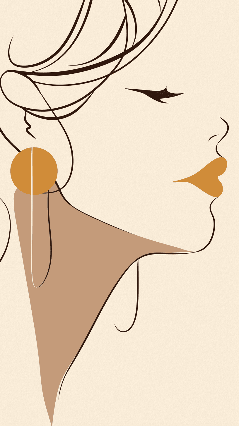 Abstract Face 217 original repeating artwork