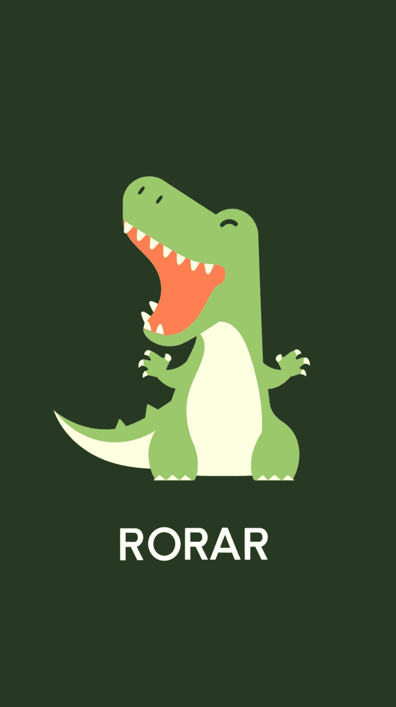 Dinosaur Duo original repeating artwork