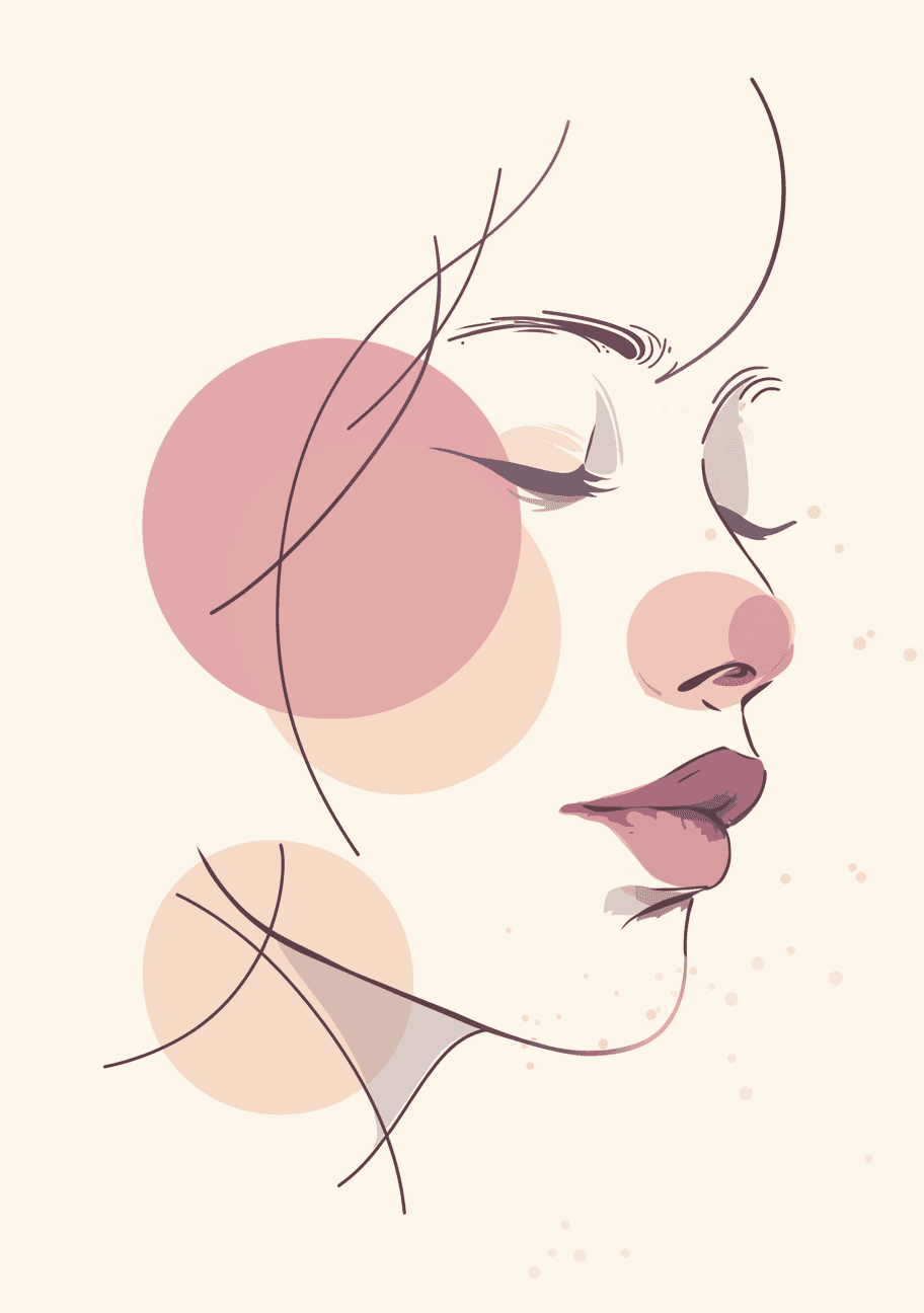 Abstract Face 326 original repeating artwork