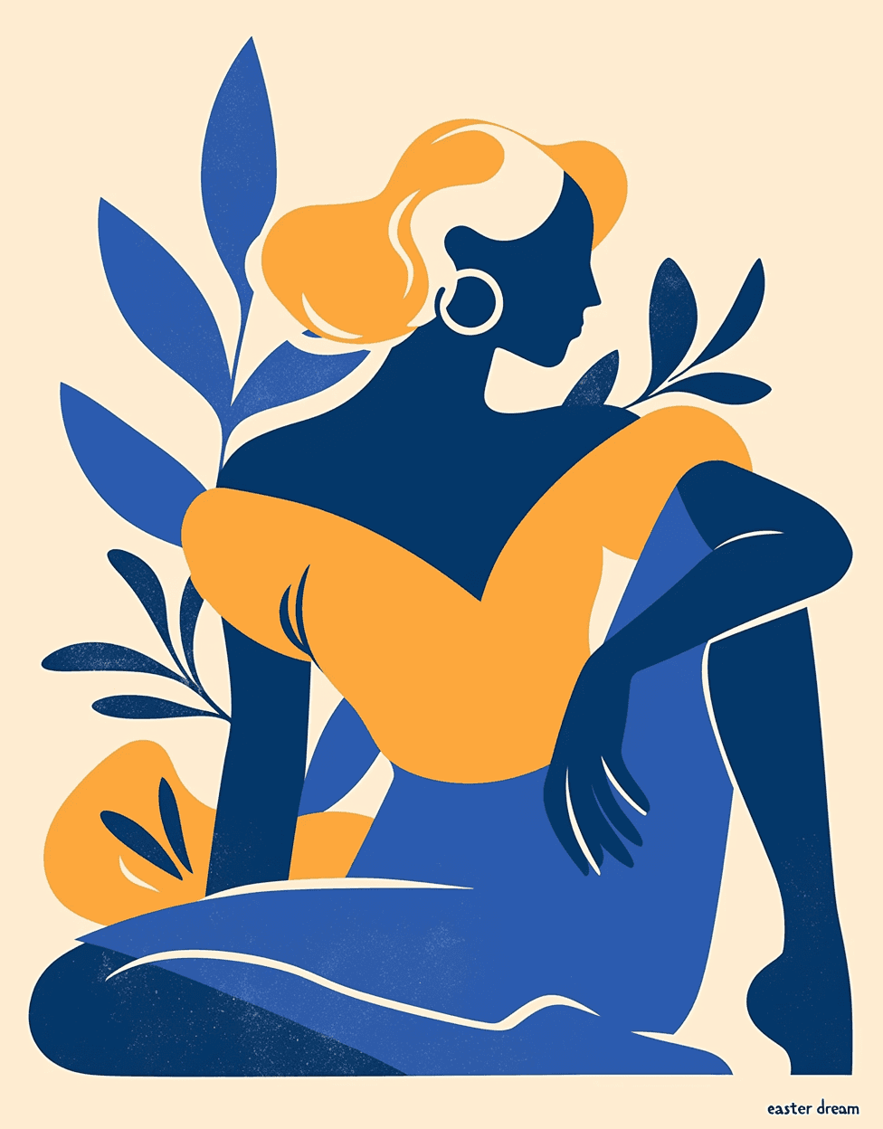 Woman Originals original repeating artwork