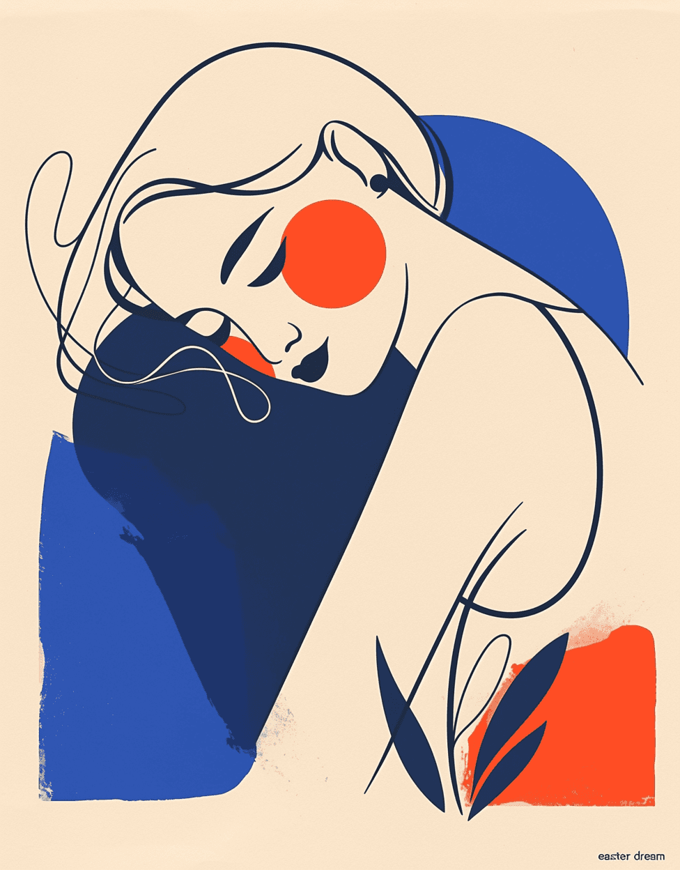 Woman Press original repeating artwork