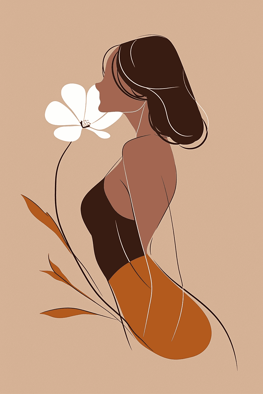Woman Crew original repeating artwork