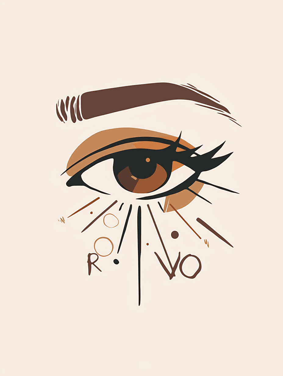 Abstract Eye Party original repeating artwork
