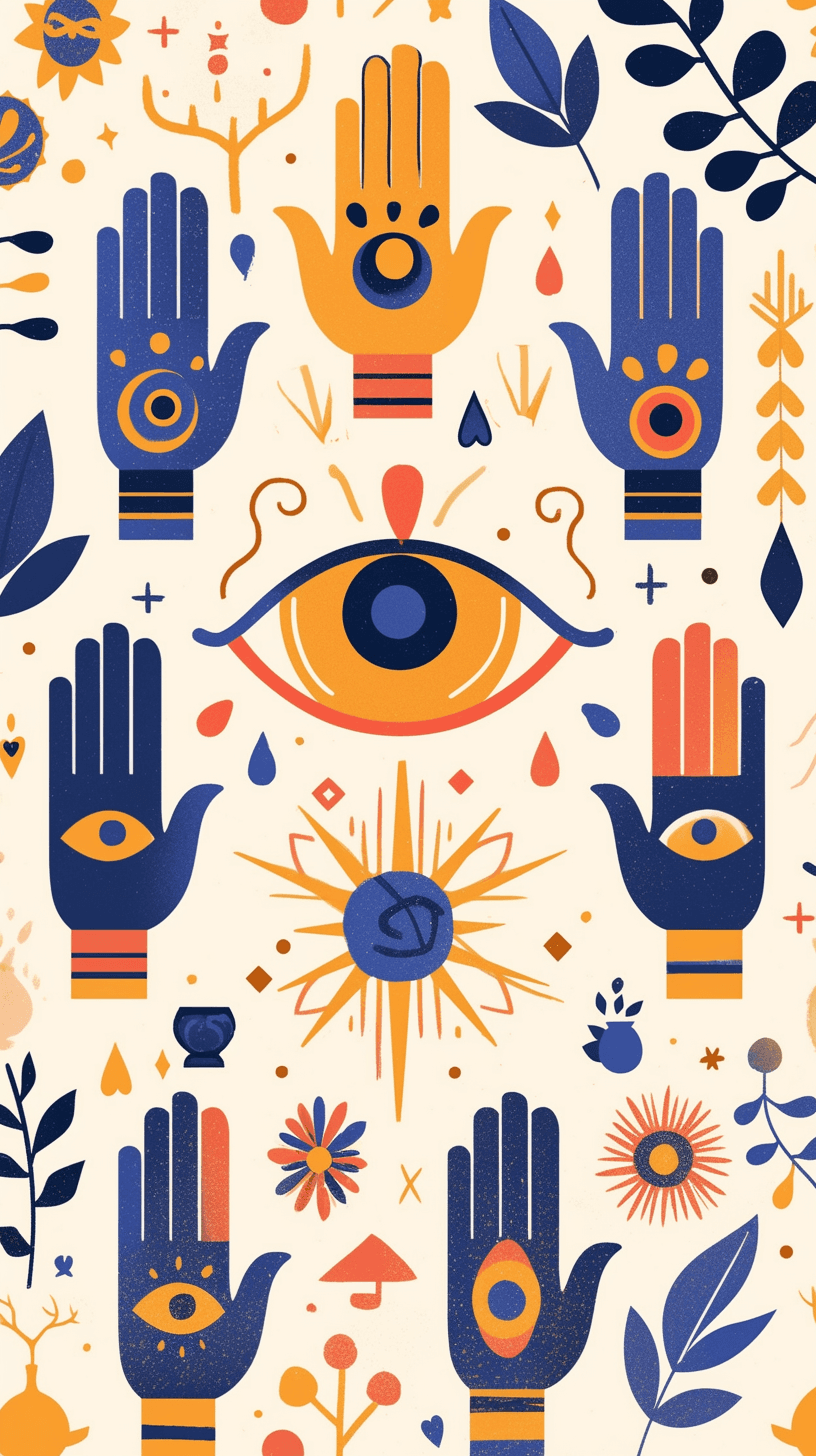 Eye Grow original repeating artwork